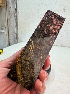 Stabilisierter schwarzer Esche Maser Drehrohling | Spiel oder Entenruf | SBAB 965 - Bild 1 von 7