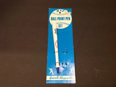 NOS Vintage Louisville Slugger Bat Ball Point Pen Houston Astros Lot of 1 - Image 1 of 4