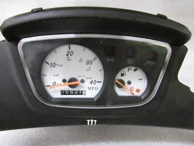 02-11 YAMAHA YW50 ZUMA 50 INSTRUMENT PANEL SPEEDOMETER SPEEDO FUEL GAUGE 6,631 - Image 1 of 3
