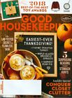 2018 Good Housekeeping Magazine: Easy Thanksgiving/Thyme Roasted Turkey/Pear Pie