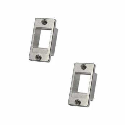 2x Keystone Einbau Rahmen Halterung Modul Snap-In Montage Einrastvorrichtung - Bild 1 von 4