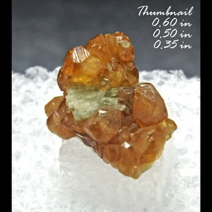 GARNET GROSSULAR PAKISTAN MINERALS CRYSTALS GEMS-THN - Picture 1 of 2