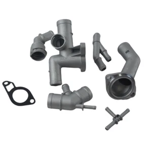 Aluminum Coolant Flange Kits for 2000-2005 Audi TT/ VW Golf Mk4 Jetta 1.8T - Picture 1 of 10