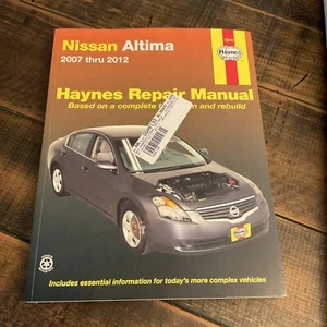 ALTIMA NISSAN SHOP MANUAL SERVICE REPAIR BOOK HAYNES 72016 - Picture 1 of 2