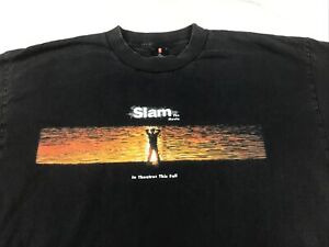 Slam The Movie Shirt Black Promo Vtg Tee Mobb Deep KRS-One ODB Coolio Big Pun XL