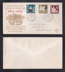 NIEDERLANDE BRIEFMARKE FDC 21-11-1963. SC#418, 20-1 - Bild 1 von 3