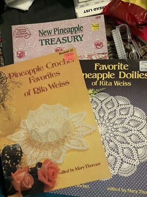 New Pineapple Treasury, Favorite Pineapple Doilies, Pineapple Crochet Favorite - Image 1 of 4