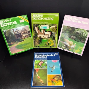 Lot of 4 Ortho Books, Lawns, Landscaping, Low-Care Gardening, Hummingbirds... - Picture 1 of 5