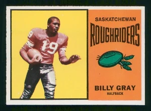 Billy Gray 1964 Topps CFL 64 Nº 64 Como Nuevo+ 75634 - Imagen 1 de 2