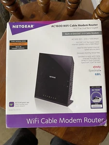 NETGEAR AC1600 Kabel WLAN Modem Router Model C6250 DOCSIS 3.0 używany - Zdjęcie 1 z 12