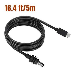 For Starlink Mini DC to USB C Type-C Power Cable 16.4ft/5m Cord Adapter Charging - Afbeelding 1 van 6