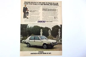 1979 Fiat Strada Print Ad - Picture 1 of 4