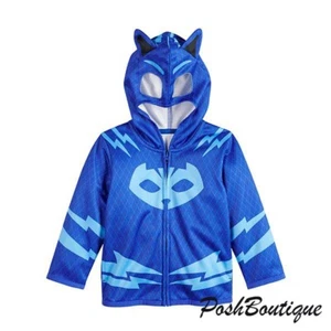 Disney PJ Masks Catboy Boy Girl Costume Hoodie Jacket Mask 3T 4T 5T Christmas - Picture 1 of 1