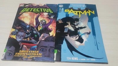 平装蝙蝠侠贸易大量来自高谭市和蝙蝠侠冷日图书馆出售的问候 — 第 1/4 张图片