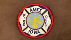 Ames Iowa IA Fire Department Patch Firefighter Vintage