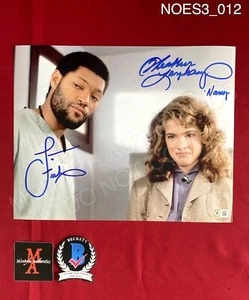 Laurence Fishburne and Heather Langenkamp signed 11x14 photo Elm Street Beckett - Picture 1 of 2