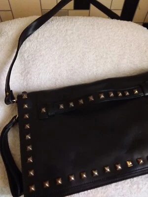 Alberta Di Canio Leather Shoulder Bag - Image 1 of 4