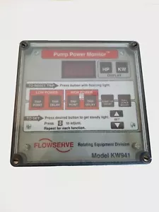Flowserve KW941/AY56930D Monitor di potenza pompa 220-240 V ac 60 Hz - Foto 1 di 8