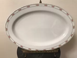 Beautiful Paul Muller Selb Bavaria 14"Oval Platter Circa 1928-1943 Pattern MUE82 - Picture 1 of 5