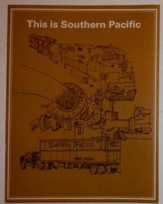 Southern Pacific Railroad 1968 Booklet - This is SP- Services/Facilities/History - Image 1 of 3