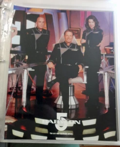 Foto original a color Babylon 5 Sheridan Garibaldi Ivanova Command 8 x 10 1997 - Imagen 1 de 2