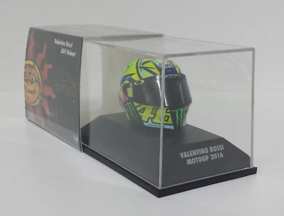 Minichamps Valentino Rossi Modellino Diecast Casco Agv 1/8 Yamaha M1 Motogp 2016 - Image 1 of 3