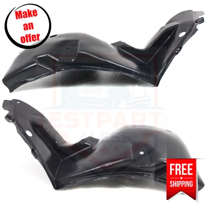 Front Fender Liner Set of 2 Left & Right Side for 2006-2009 Cadillac STS V - Image 1 of 4