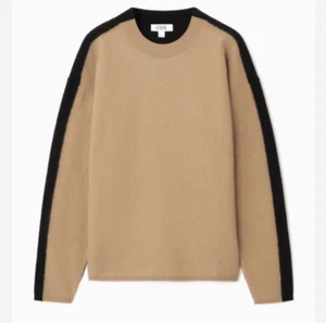 Suéter Pullover COS Dos Tonos Lana Merino Hervida Negro Tostado Mujer Talla S - Imagen 1 de 6