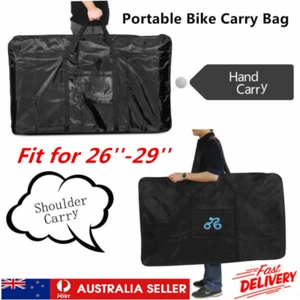 Bike Carrier Bag Cycling Bicycle Travel Carry Transport Case Storage Bag Black - Picture 1 of 12