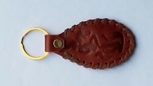 Mongolian Souvenir Mongol Shatar Leather Key Ring