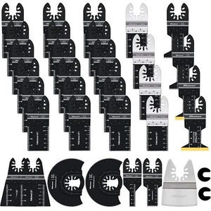 35 PCS Oscillating Saw Blades, Multitool Kit for Wood Metal Plastics - Picture 1 of 8