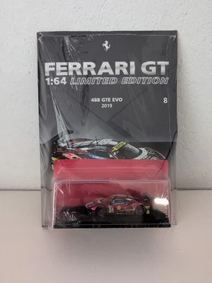 FERRARI GT LIMITED EDITION N° 8 - 488 GTE EVO 2019 SCALA 1:64 Nuovo EDICOLA - Immagine 1 di 4