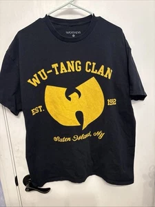 Vintage Wu Tang Clan Est 1992 Staten Island New York XL T-Shirt - Imagen 1 de 4