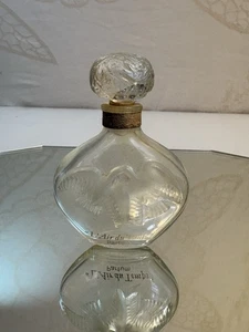 Vintage Nina Ricci “L’air Du Temps Lalique Glass Perfume Bottle  “Two Doves” - Picture 1 of 10
