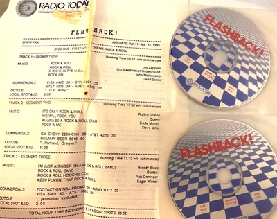 4/17/95 BILL ST JAMES HOSTS RARE 2 HR MULTI COLORED CD FLASHBACK TO ROCK 'N ROLL - Image 1 of 3