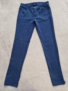 Calvin Klein Mens Skinny Blue Denim Straight Stretchy Jeans W32 L34 - Picture 1 of 10