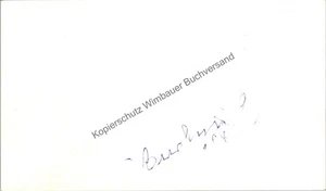 Original Autogramm Unidentifizierte Person /// Autograph signiert signed signee  - Picture 1 of 2