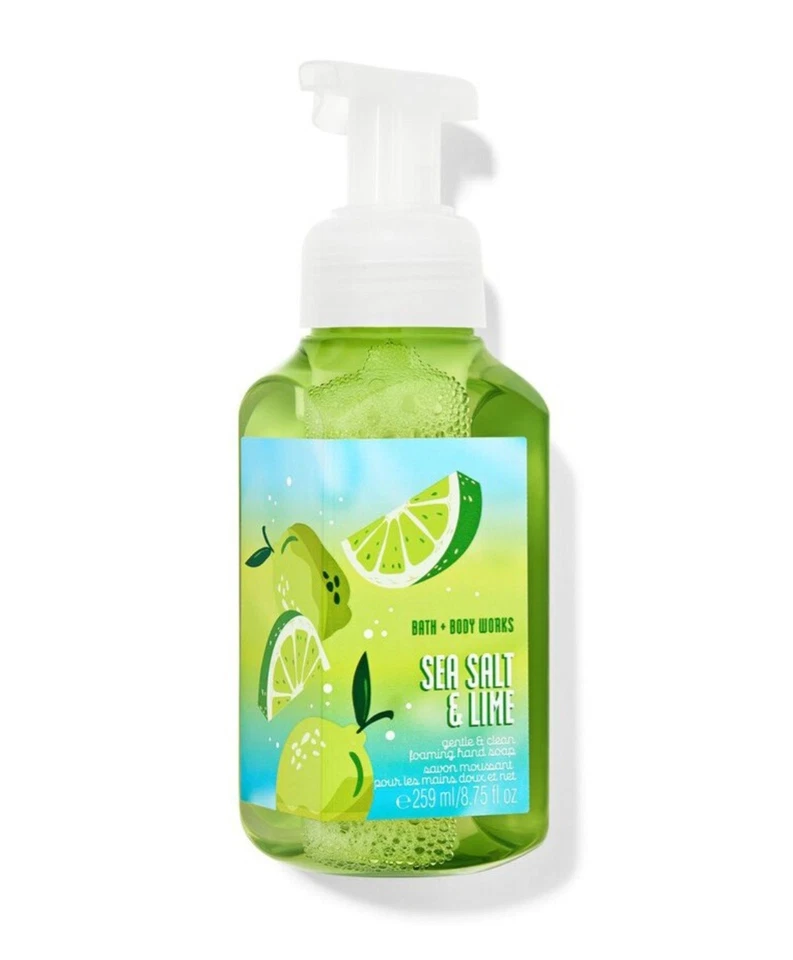 NEW Bath and Bodyworks SEA SALT and LIME Gentle Foaming Hand Soap - Image 1 of 1