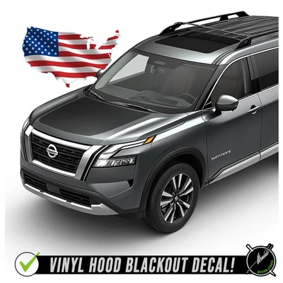 Hood Blackout Vinyl Racing Stripe - Fits 2022 & Up Nissan Pathfinder - Image 1 of 3