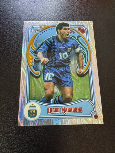 Carte Sportive Diego Maradona PSA 10 - Topps Argentina Fileteado Tango 2023