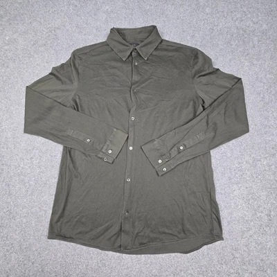 COS Shirt Mens MEDIUM Green cotton Long Sleeve Button Up casual collared Size M - Image 1 of 4