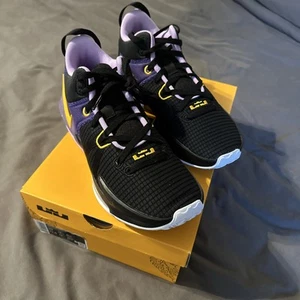 New Nike LeBron Witness 7 Lakers Basketball Shoes US Men's #DM1123-002 - Picture 1 of 10