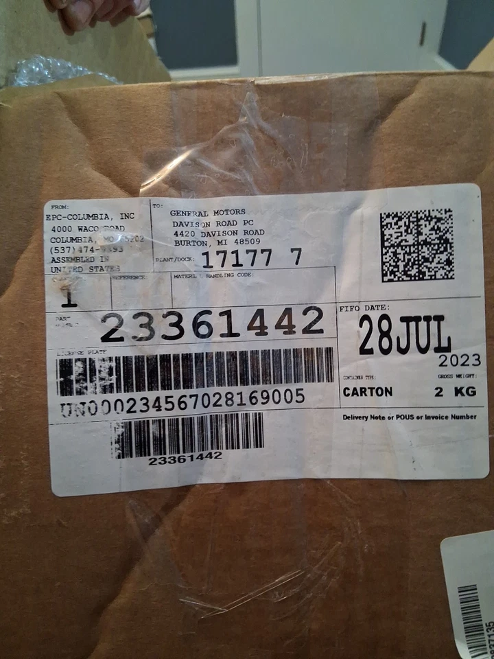 Estuche calefactor HVAC lado pasajero GM 23361442 genuino Foto 1 de 3