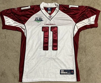 NFL Larry Fitzgerald #11 Arizona Cardinals Super Bowl Jersey Size 48 Reebok - Image 1 of 4