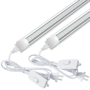28W 2FT T8 LED Tube Light Linkable LED Shop Light Fixture Garage Workbench Lamps - Picture 1 of 10