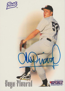 Hugo Pivaral 1995 Best rookie RC autograph auto card