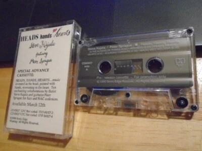 RARE PROMO Steve Kujala Peter Sprague CASSETTE TAPE Heads Hands Hearts jazz 1990 Foto 1 de 2