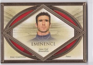 2023 Futera Unique Gold Eminence Relic #04 Eric Cantona France 05/15