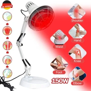 150W Wärmelampe Rotlicht Strahler Infrarotlampe Rotlichtlampe Therapie lampe - Bild 1 von 23