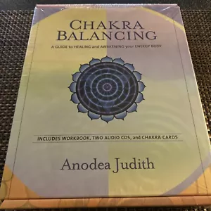 CHAKRA BALANCING - Anodea Judith Workbook, 2 Audio CDs, Chakra Cards NEW/SEALED - Picture 1 of 2